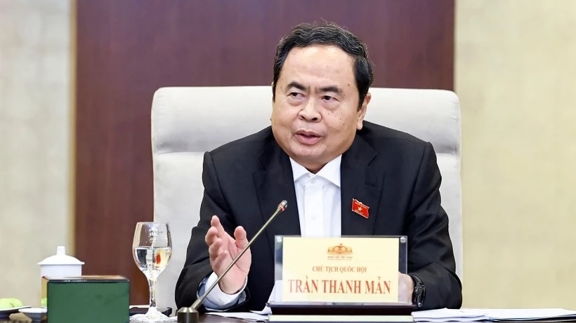 NA Chairman Tran Thanh Man chairs a meeting to set legislative agenda for March