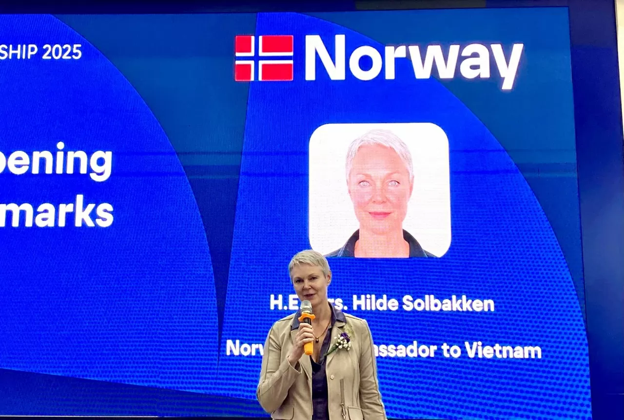 Đại sứ Na Uy tại Việt Nam Hilde Solbakken. (Ảnh: Ngọc Anh) Đại sứ Na Uy tại Việt Nam Hilde Solbakken. (Ảnh: Ngọc Anh)