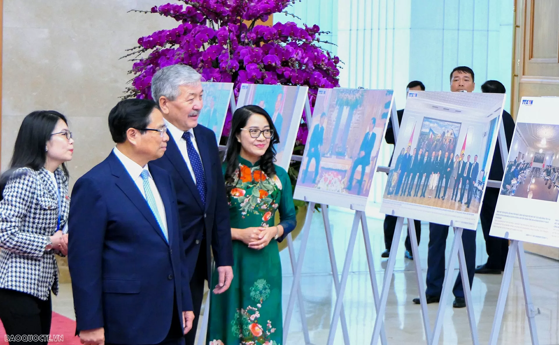 Welcome ceremony held for Kyrgyz Prime Minister Adylbek Kasimalyev in Hanoi
