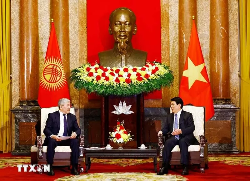 President Luong Cuong receives Kyrgyz Prime Minister Adylbek Kasymaliev