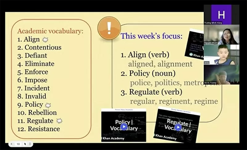 Ms. Nguyen Pham's free English Open Class has been warmly received by many Vietnamese students.