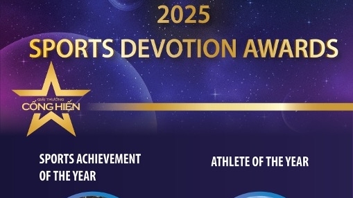 Sports Devotion Awards 2025 honors excellence in Vietnamese athletics