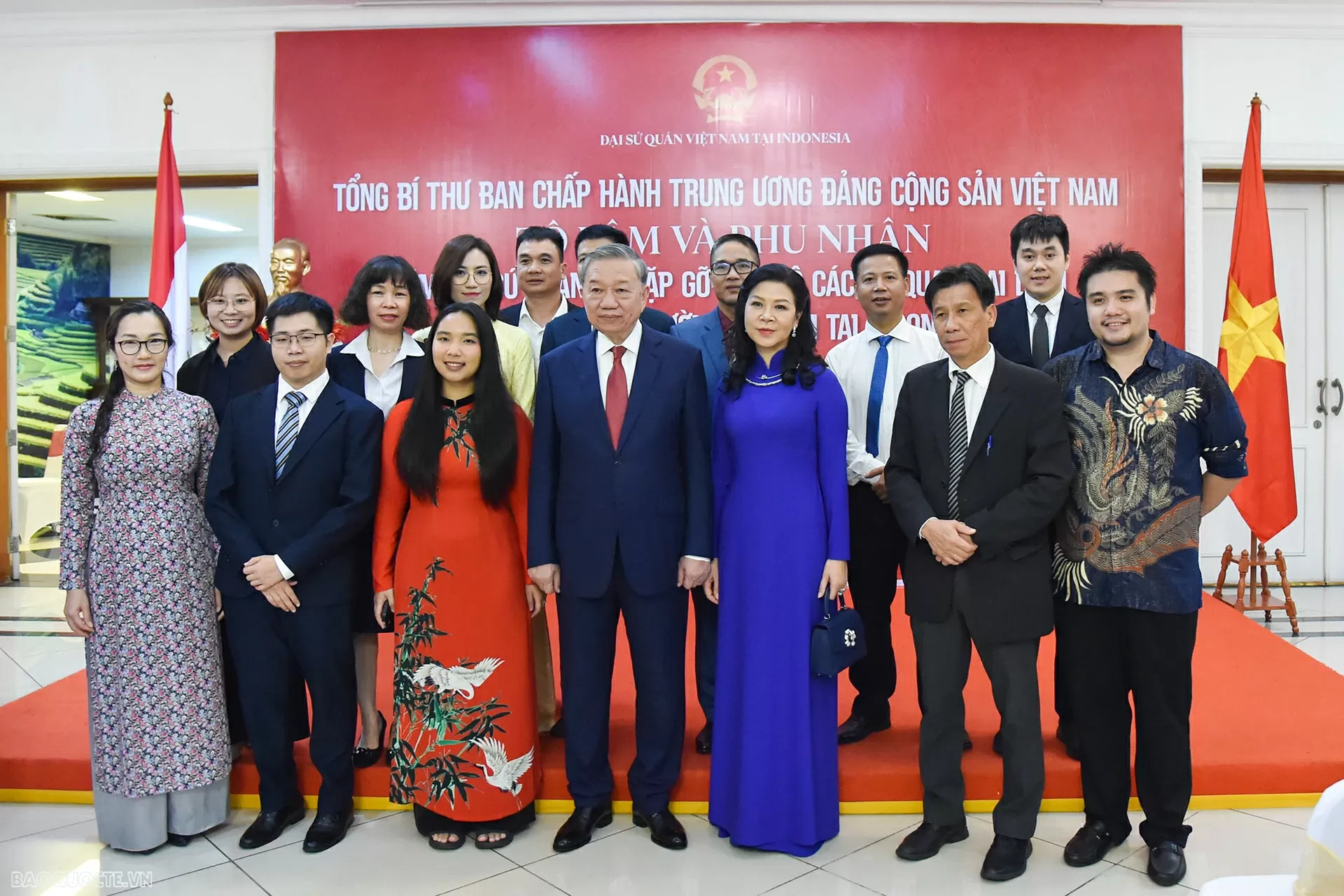 General Secretary To Lam meets Vietnamese community in Indonesia General Secretary To Lam meets Vietnamese community in Indonesia