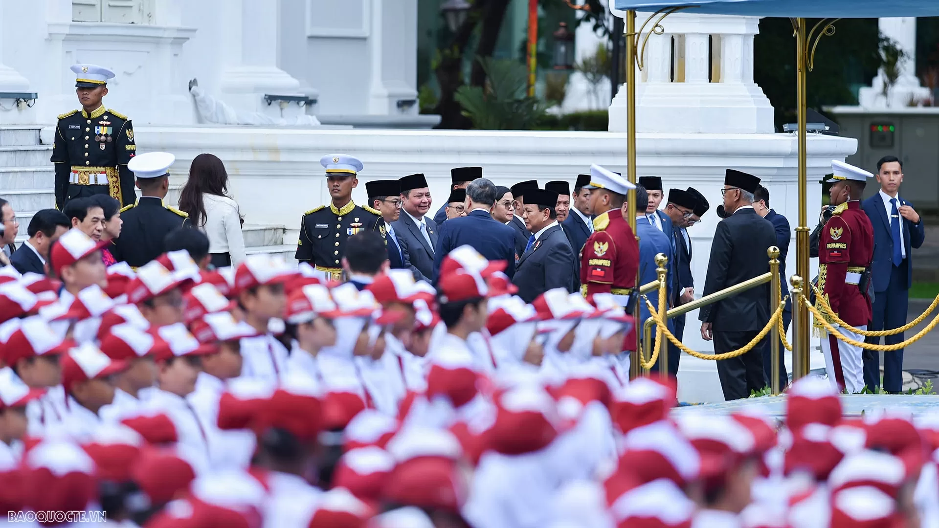 Welcome ceremony held for General Secretary To Lam in Jakarta