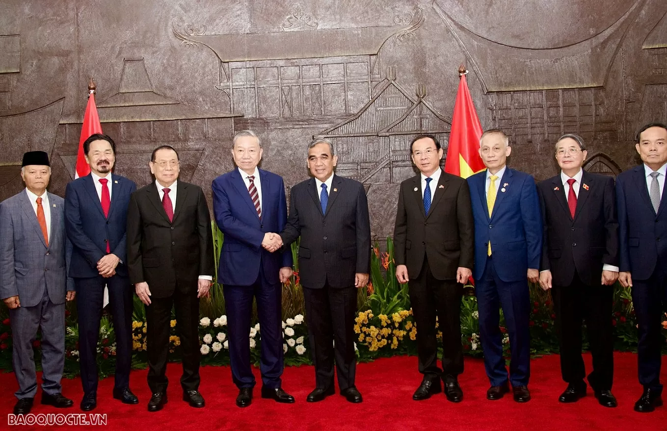 General Secretary To Lam meets with Indonesian People's Consultative Assembly Speaker