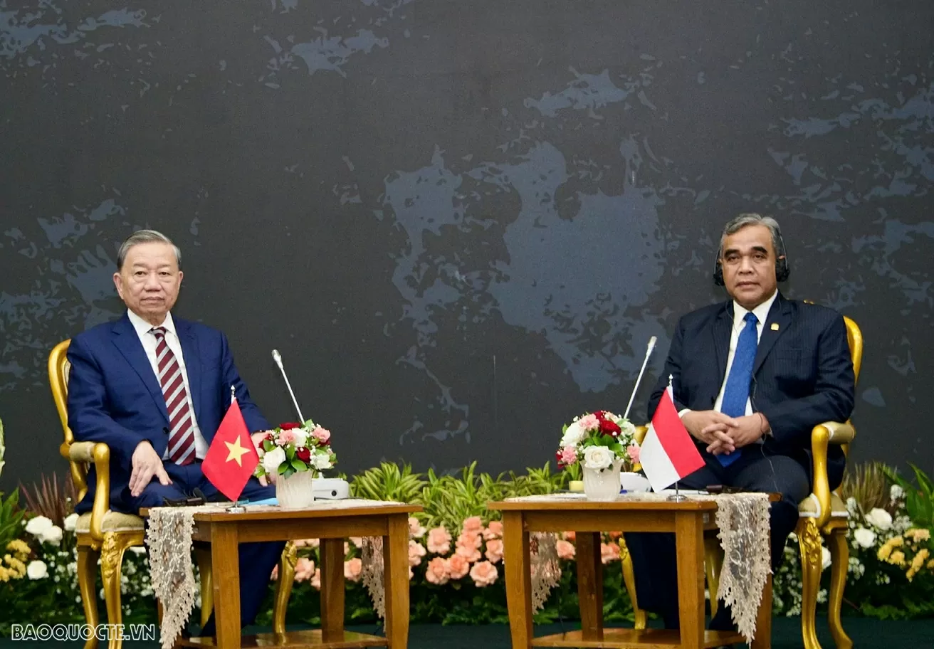 General Secretary To Lam meets with Indonesian People's Consultative Assembly Speaker General Secretary To Lam meets with Indonesian People's Consultative Assembly Speaker