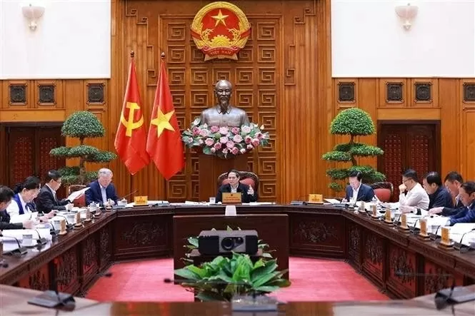 PM Pham Minh Chinh chairs a session of Government Party Committee's Standing Board on administrative reorganisation