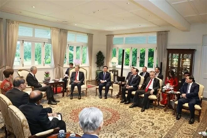 General Secretary To Lam meets former Singaporean Prime Minister General Secretary To Lam meets former Singaporean Prime Minister