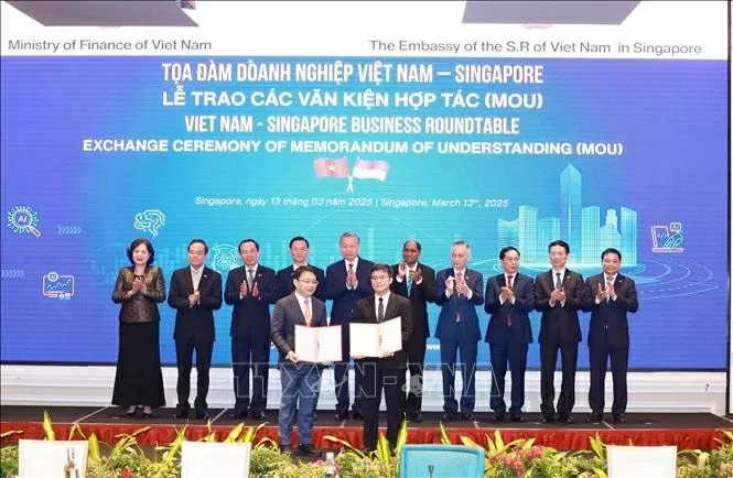 General Secretary To Lam attends Vietnam - Singapore business roundtable General Secretary To Lam attends Vietnam - Singapore business roundtable