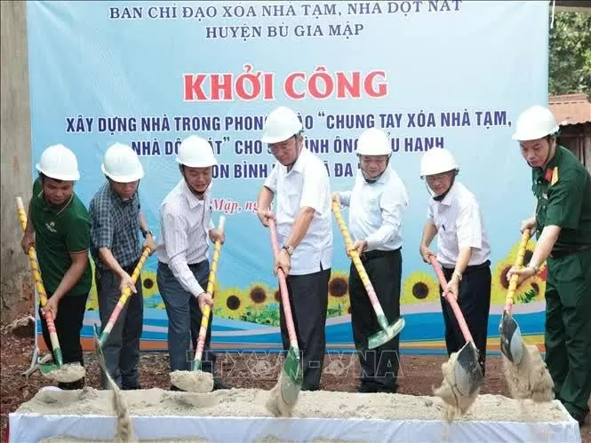 Binh Phuoc: New houses built for disadvantaged people in border district Binh Phuoc: New houses built for disadvantaged people in border district