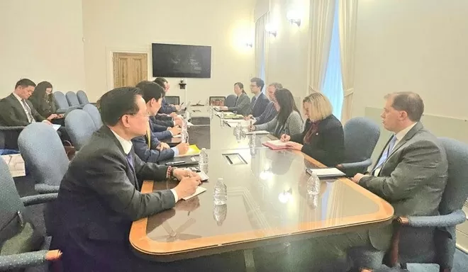 Vietnam, US officials hold working session to advance economic, trade partnership Vietnam, US officials hold working session to advance economic, trade partnership
