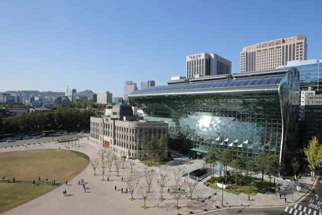 An aerial view of Seoul City Hall / Courtesy of Seoul Metropolitan Government An aerial view of Seoul City Hall / Courtesy of Seoul Metropolitan Government