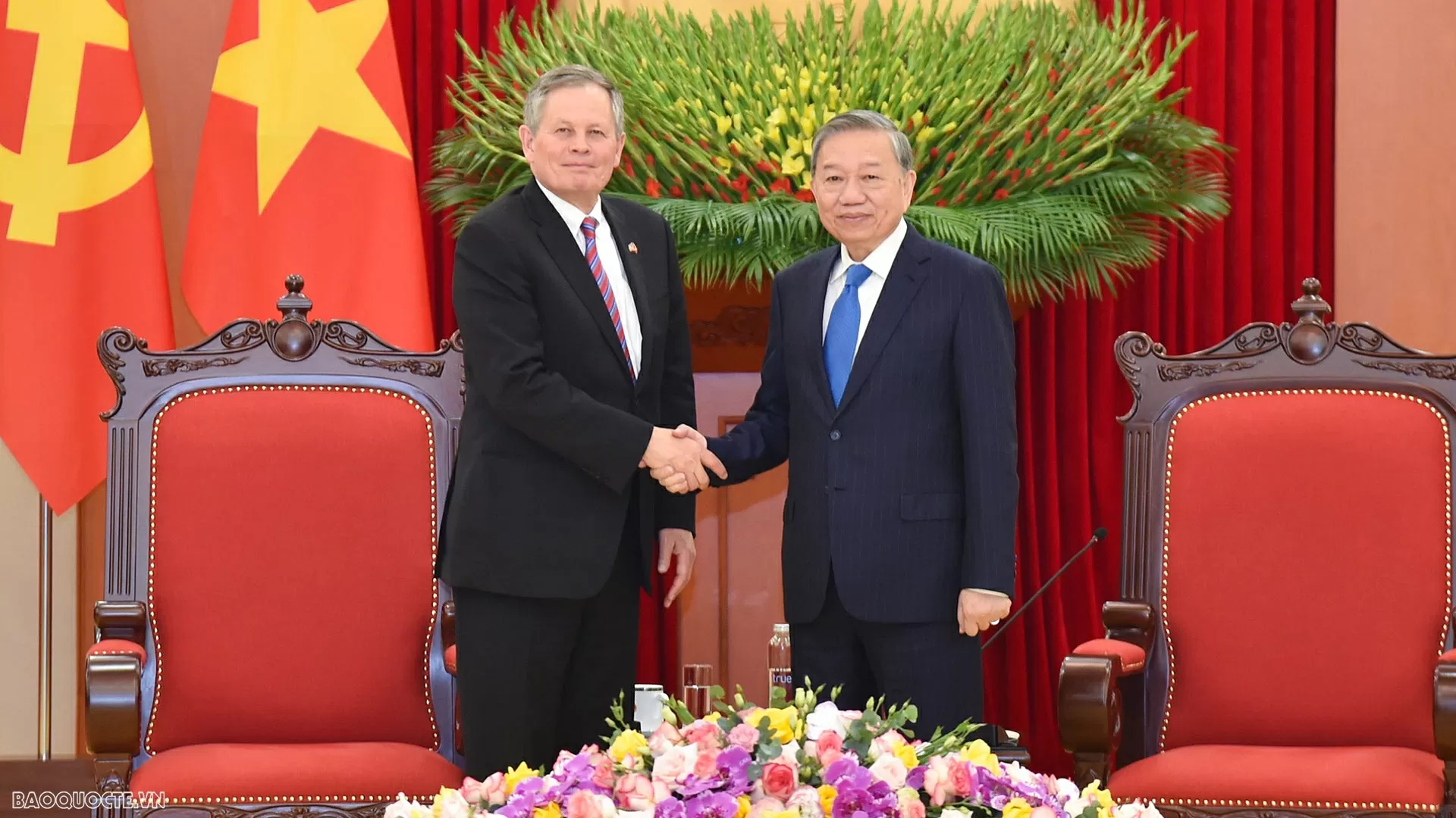 General Secretary To Lam receives US Senator Steven David Daines General Secretary To Lam receives US Senator Steven David Daines