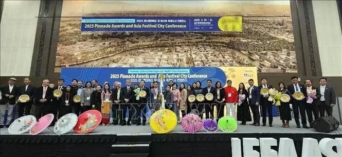 Delegates at the Global Festival Summit 2025 in Gyeongju, the Republic of Korea, on March 20. (Photo: VNA) Delegates at the Global Festival Summit 2025 in Gyeongju, the Republic of Korea, on March 20. (Photo: VNA)