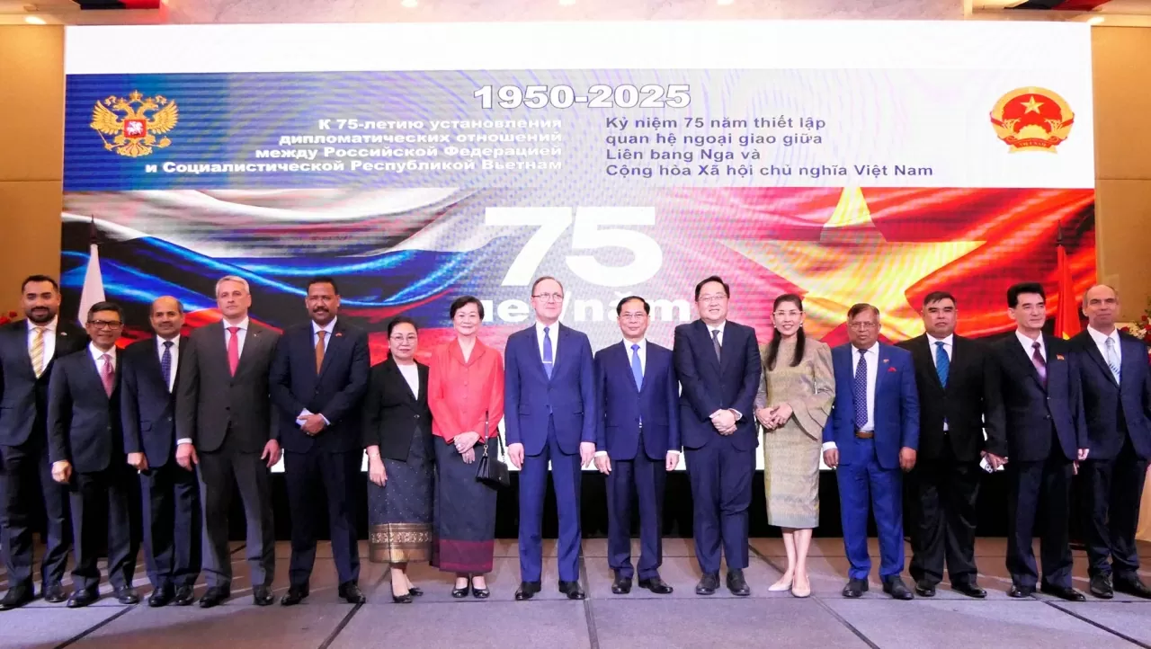 Ceremony marking 75 years of diplomatic ties: Continuing to write new chapters in the history of Vietnam-Russia relations.