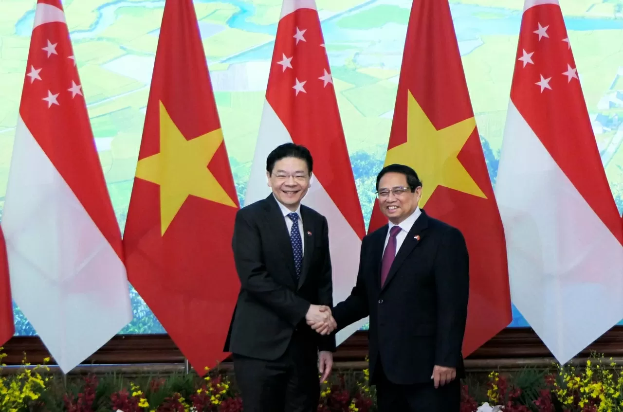 Vietnam, Singapore Prime Ministers holds talks in Hanoi Vietnam, Singapore Prime Ministers holds talks in Hanoi