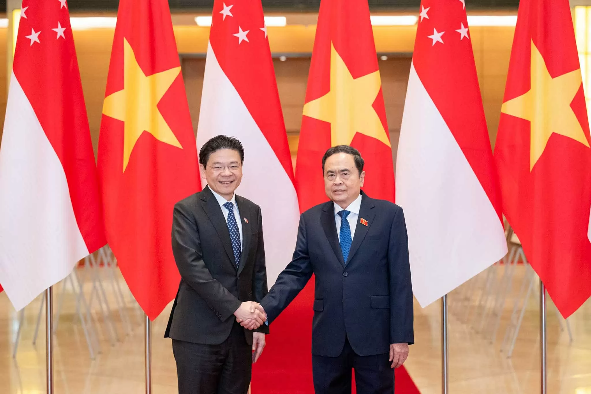 NA Chairman Tran Thanh Man receives Singaporean Prime Minister Lawrence Wong NA Chairman Tran Thanh Man receives Singaporean Prime Minister Lawrence Wong