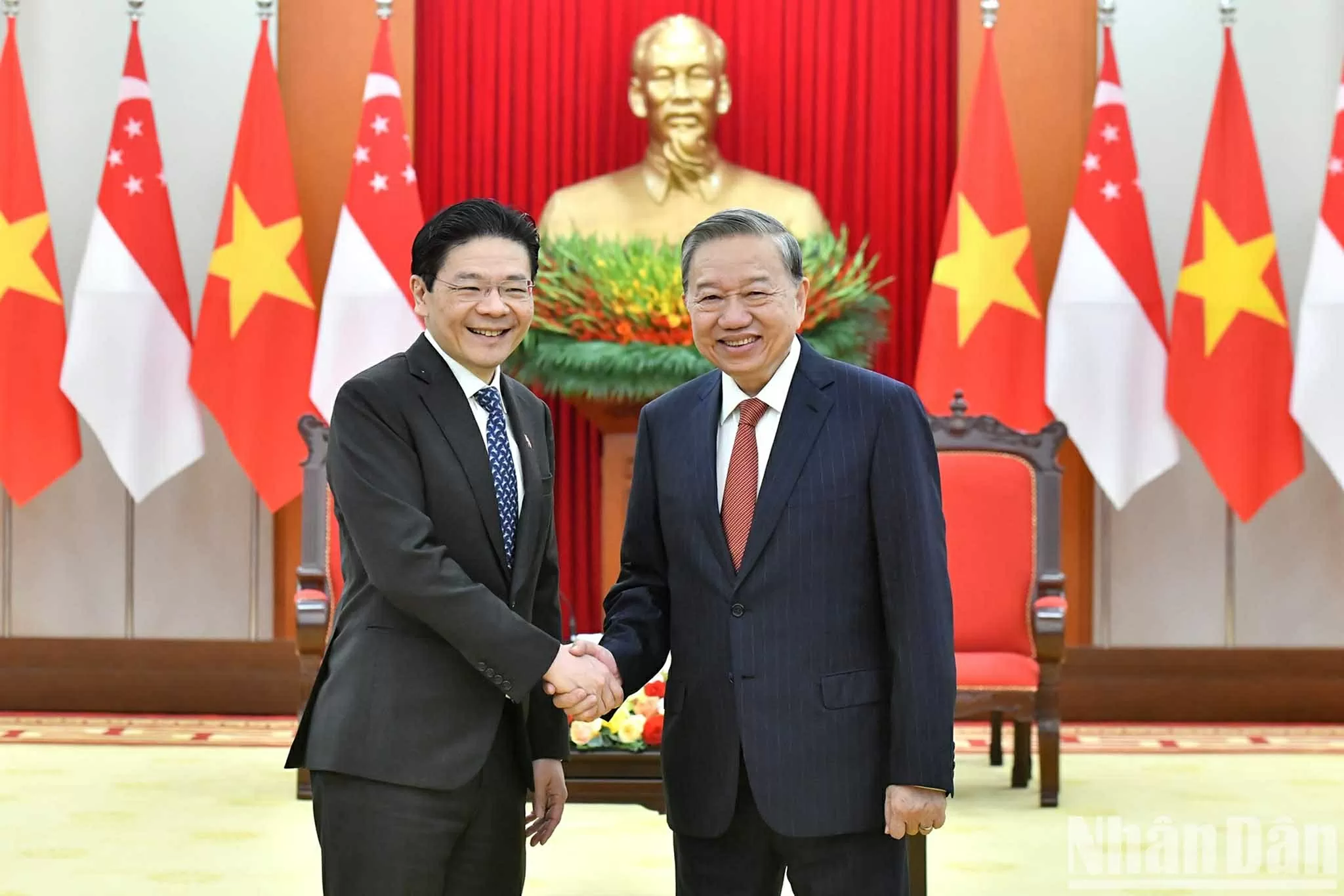 General Secretary To Lam urges swift deployment of Vietnam-Singapore Comprehensive Strategic Partnership