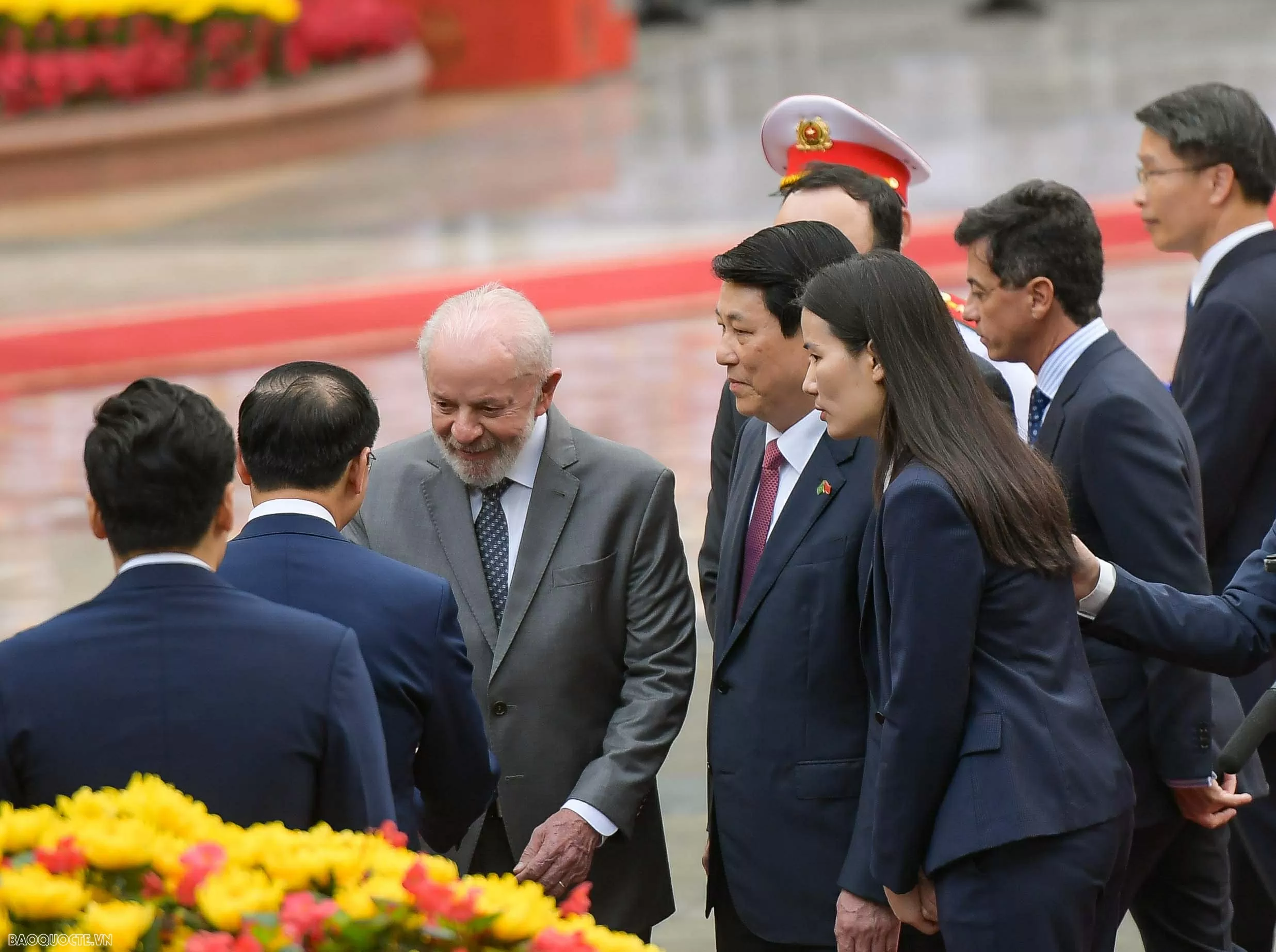 Welcome ceremony held for Brazilian President Lula da Silva in Hanoi Welcome ceremony held for Brazilian President Lula da Silva in Hanoi
