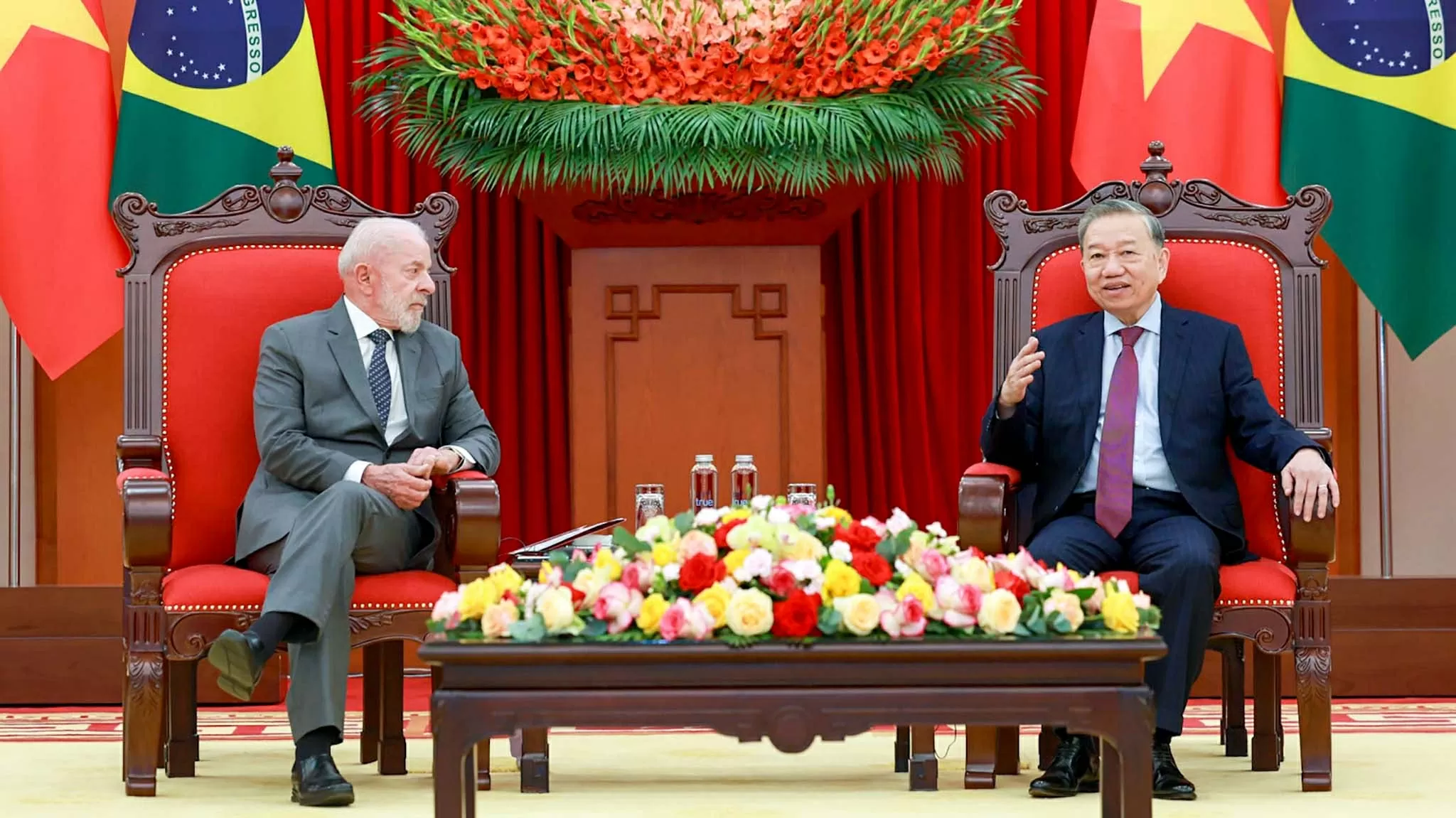 General Secretary To Lam welcomes Brazilian President General Secretary To Lam welcomes Brazilian President