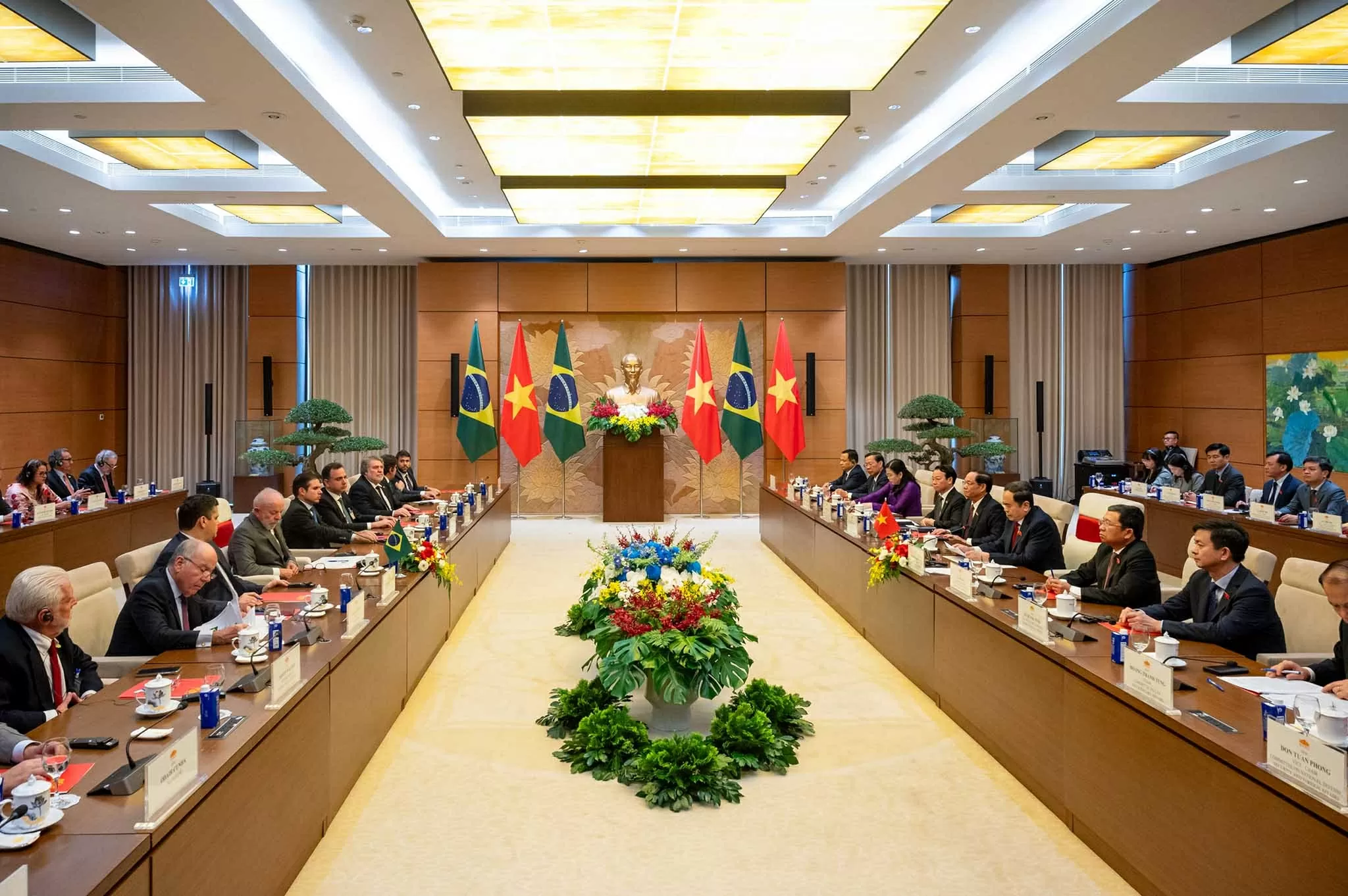 NA Chairma Tran Thanh Man meets with Brazilian President Luiz Inácio Lula da Silva NA Chairma Tran Thanh Man meets with Brazilian President Luiz Inácio Lula da Silva