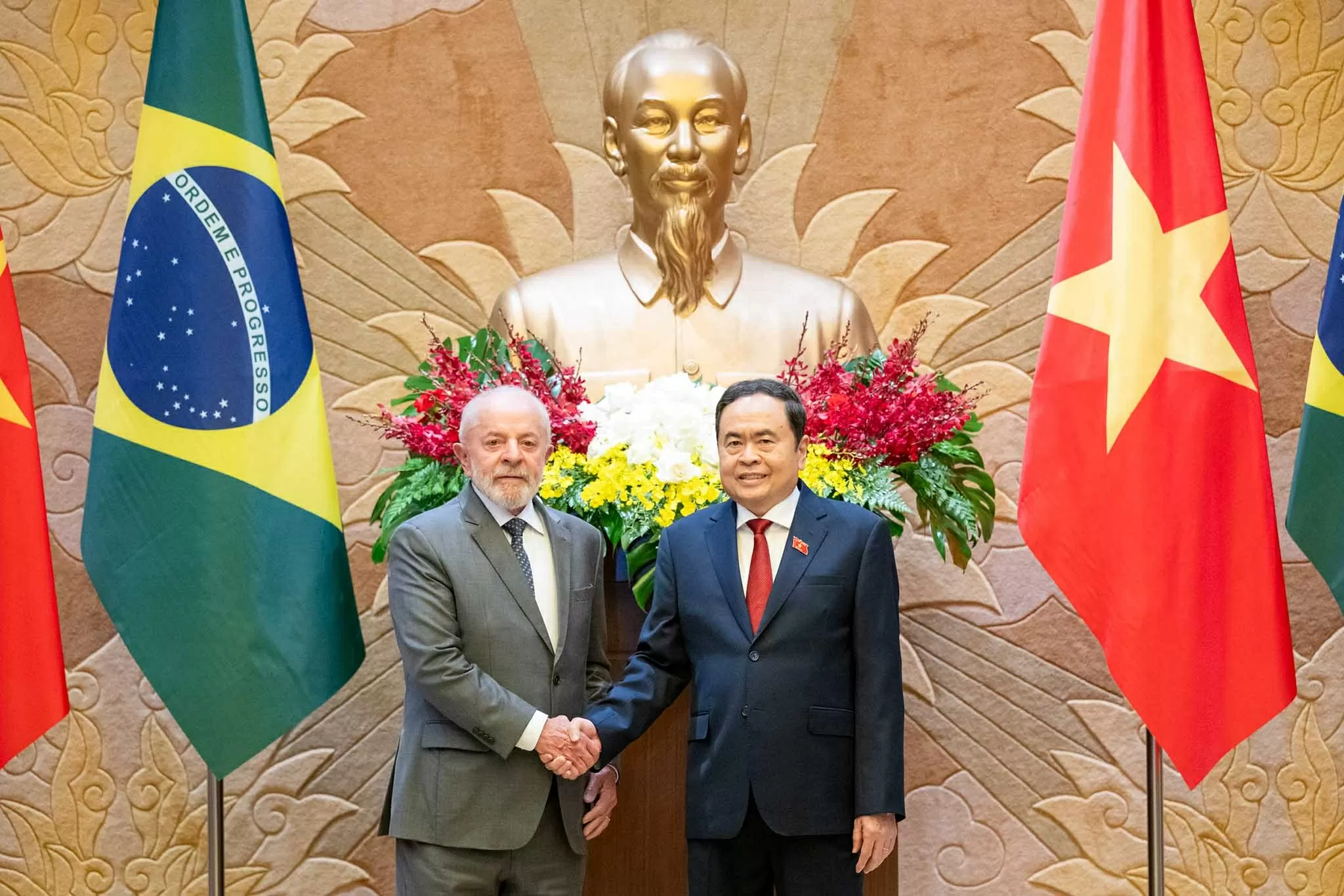NA Chairma Tran Thanh Man meets with Brazilian President Luiz Inácio Lula da Silva NA Chairma Tran Thanh Man meets with Brazilian President Luiz Inácio Lula da Silva