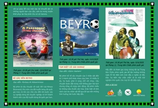Iran Film Week 2025 to give Vietnamese audiences deeper understanding about Iranian culture Iran Film Week 2025 to give Vietnamese audiences deeper understanding about Iranian culture