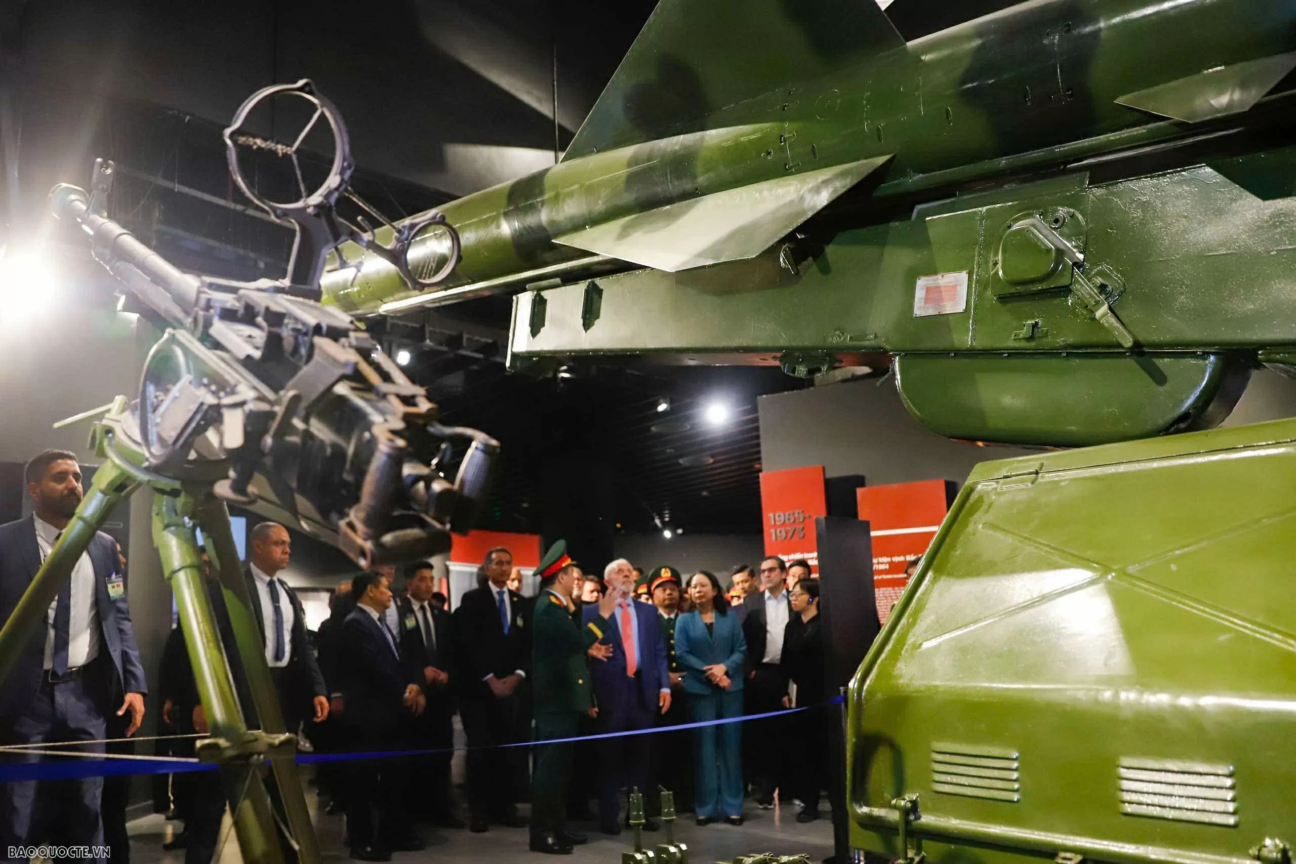 Brazilian President Luiz Inácio Lula da Silva visits Vietnam Military History Museum Brazilian President Luiz Inácio Lula da Silva visits Vietnam Military History Museum