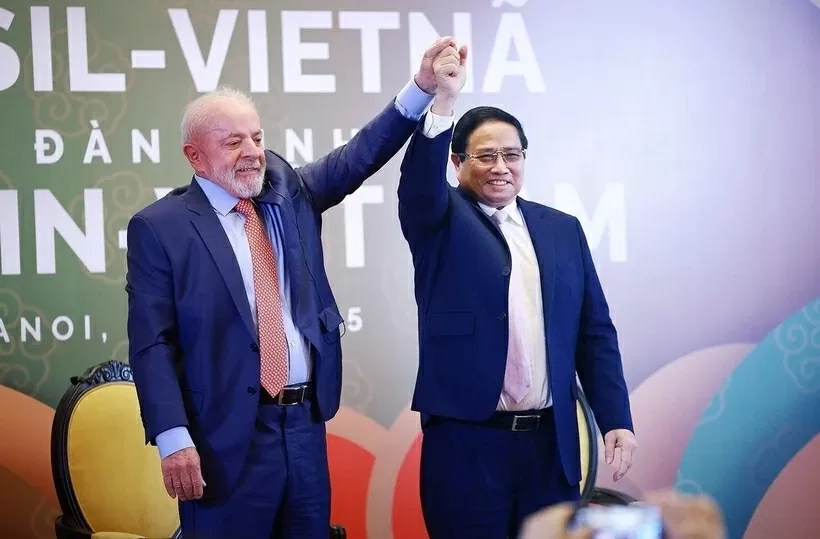 PM Pham Minh Chinh and Brazilian President Luiz Inácio Lula da Silva attend Vietnam – Brazil Economic forum PM Pham Minh Chinh and Brazilian President Luiz Inácio Lula da Silva attend Vietnam – Brazil Economic forum
