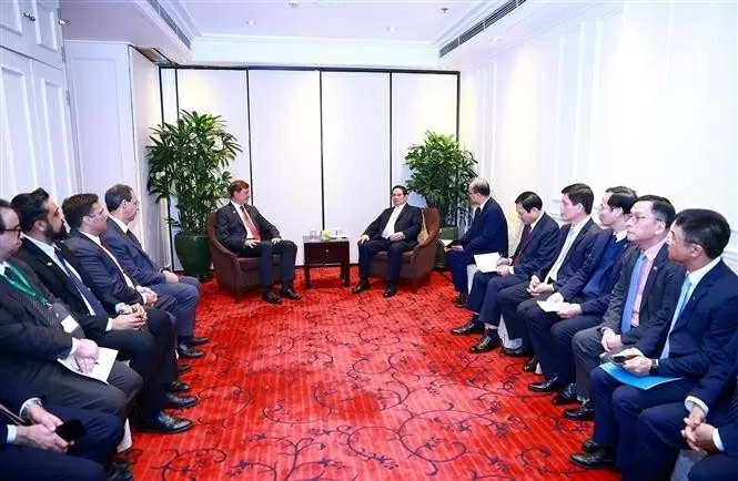 At the reception (Photo: VNA) At the reception (Photo: VNA)