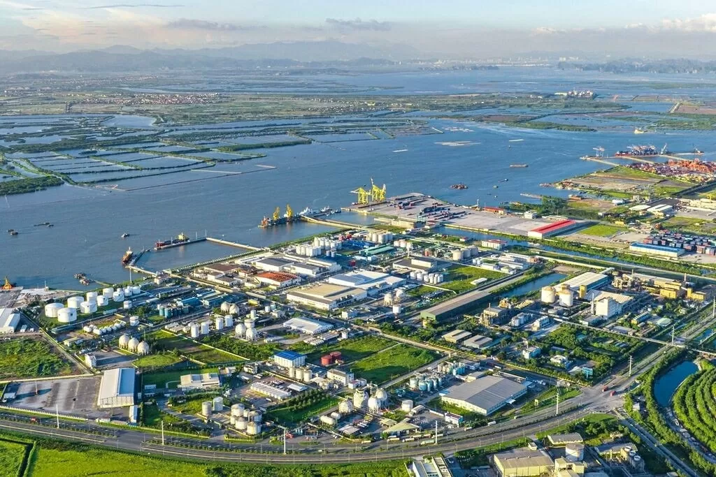 Belgian-operated DEEP C industrial and port complex in Hai Phong (Photo: VNA) Belgian-operated DEEP C industrial and port complex in Hai Phong (Photo: VNA)