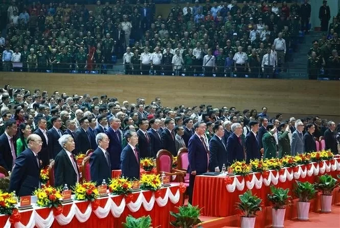 Delegates at the Commemoration Ceremony. (Photo: VNA) Delegates at the Commemoration Ceremony. (Photo: VNA)