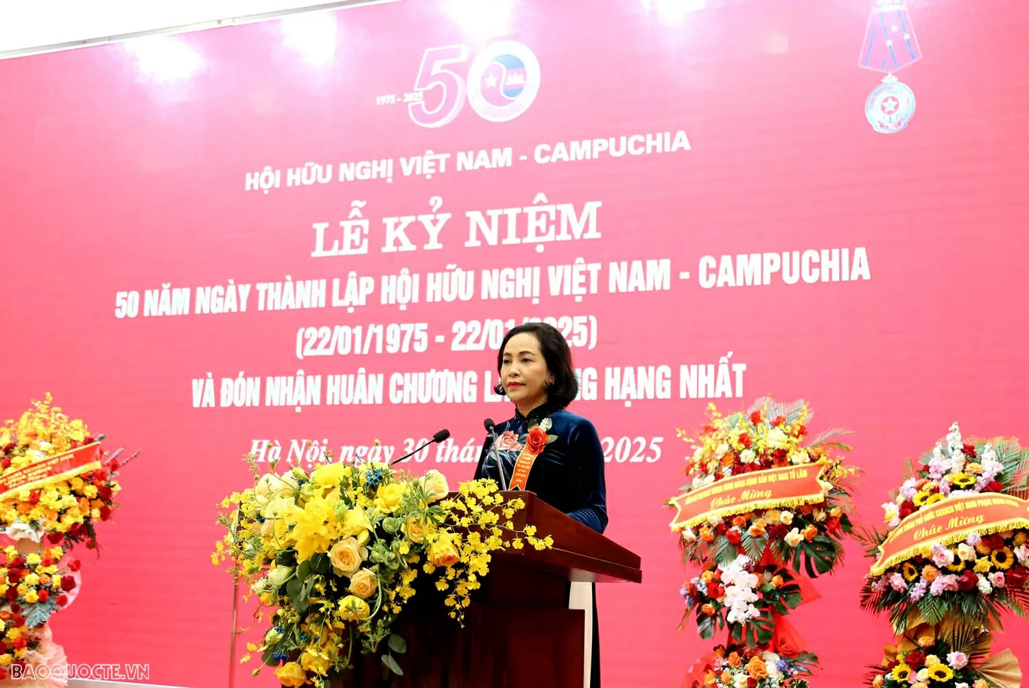 Phó Chủ tịch Quốc hội, Chủ tịch Hội Hữu nghị Việt Nam – Campuchia Nguyễn Thị Thanh