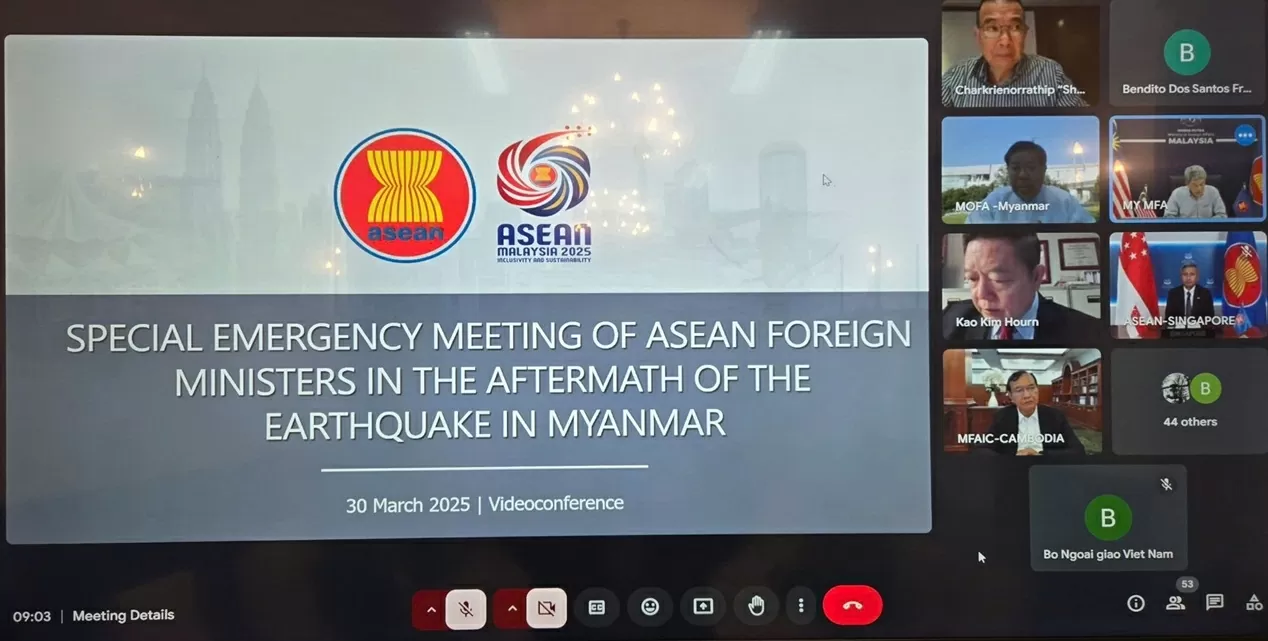 ASEAN chung tay khắc phục hậu quả trận động đất tại Myanmar và Thái Lan