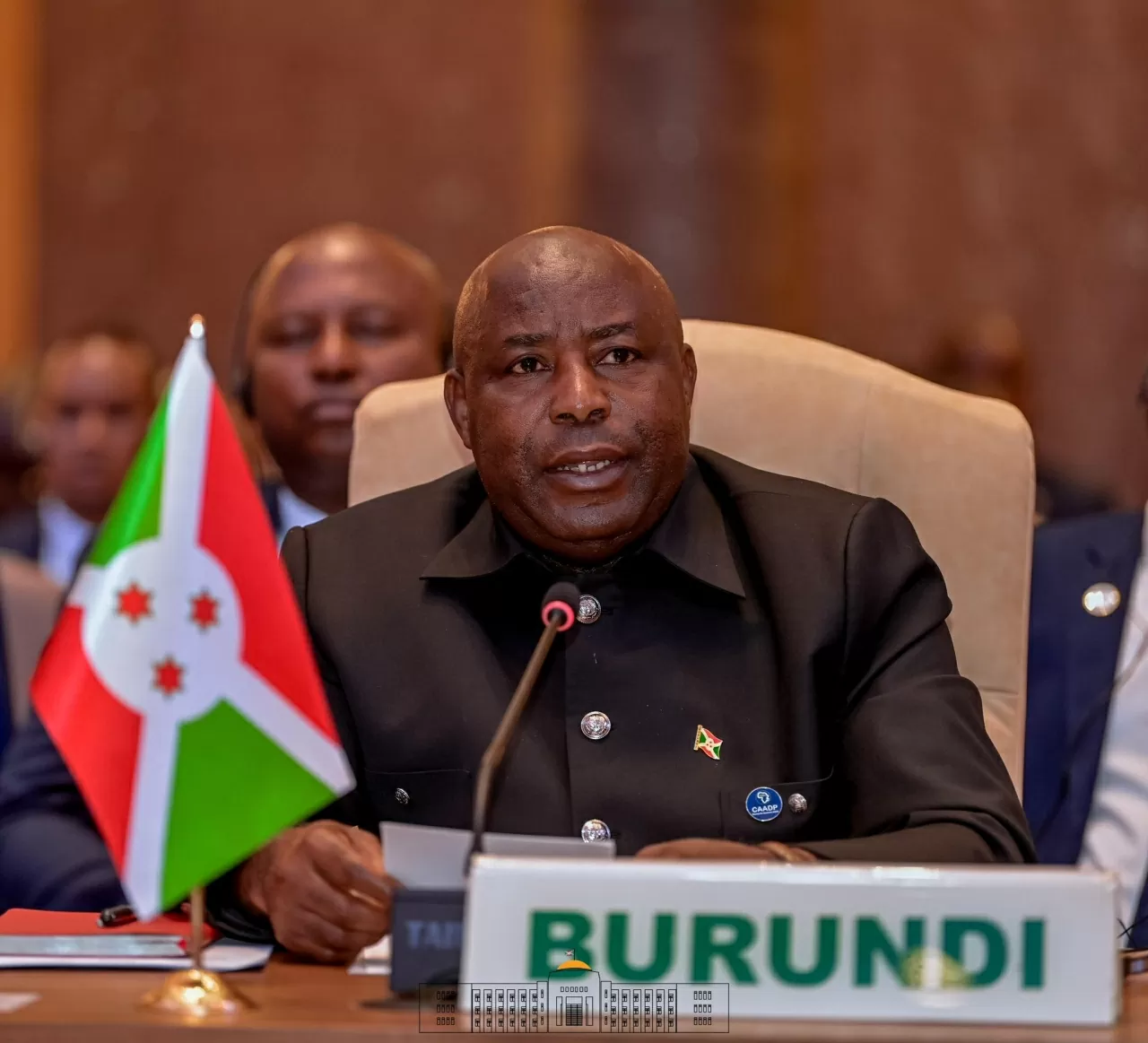 President of Burundi Evariste Ndayishimiye. (Source: X)