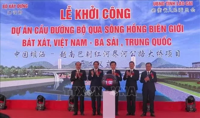Construction begins on Vietnam – China cross-border bridge Construction begins on Vietnam – China cross-border bridge