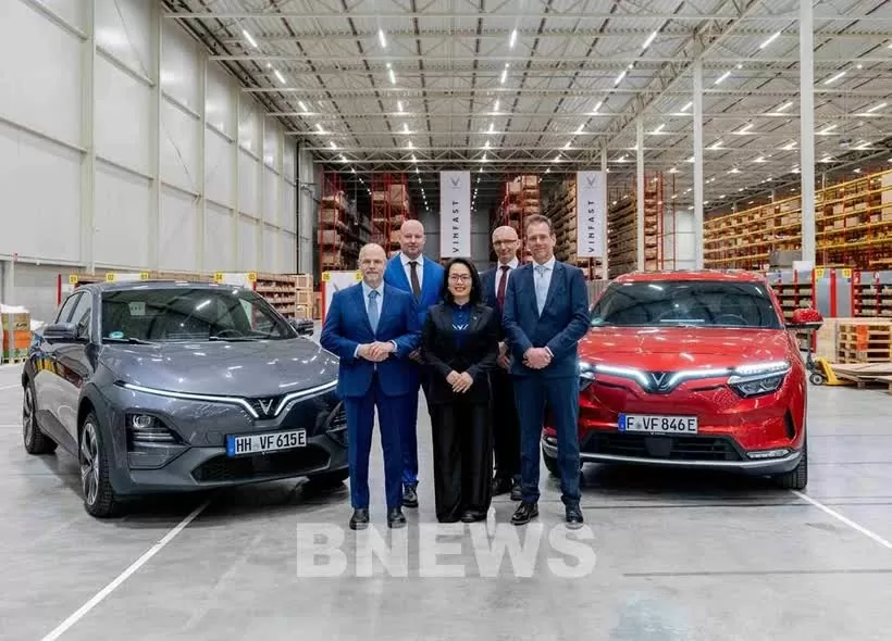 VinFast partners with DHL to deliver car spare parts in Europe