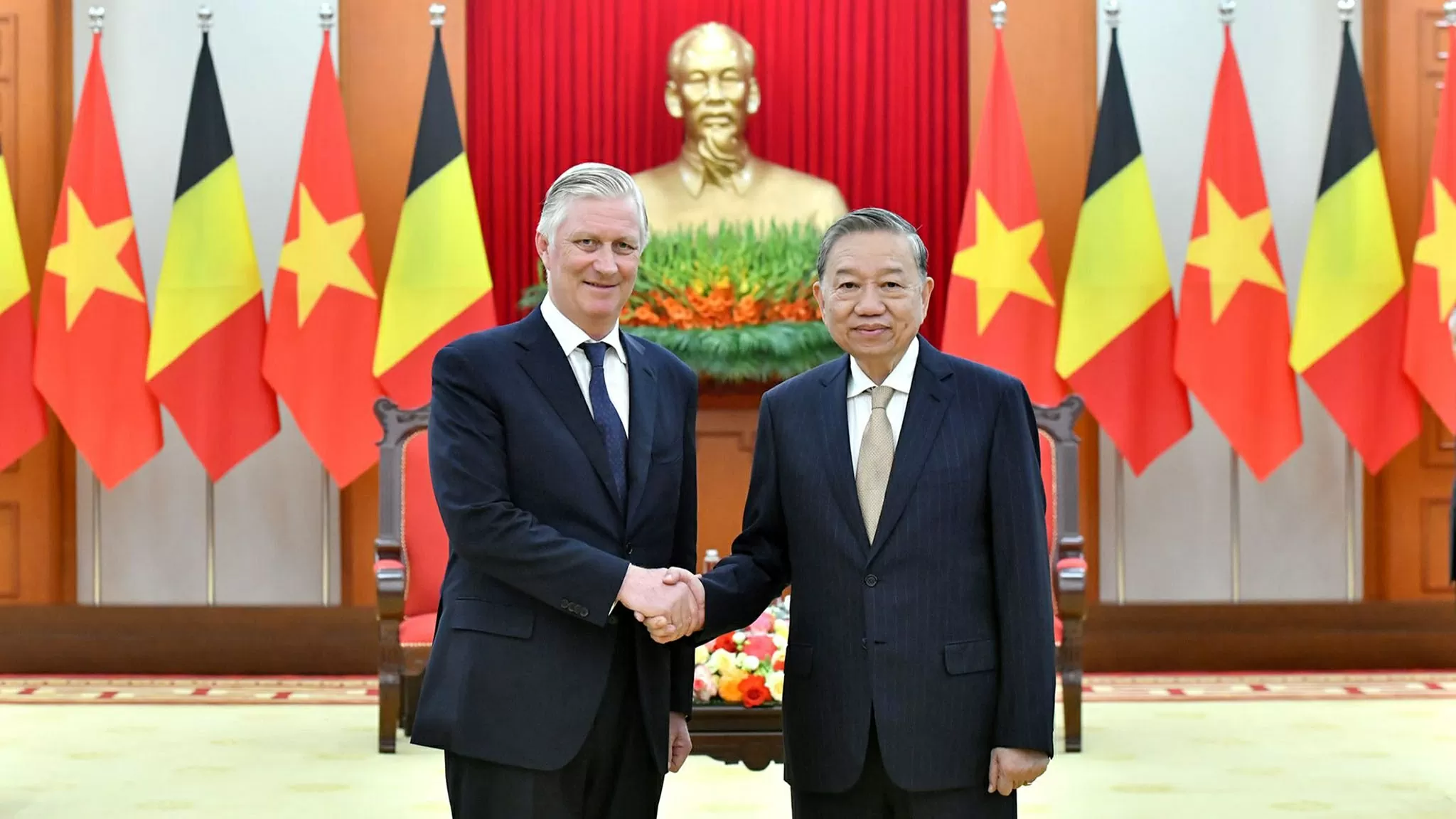 General Secretary To Lam welcomes Belgian King Philippe’s visit to create new momentum for strengthening ties