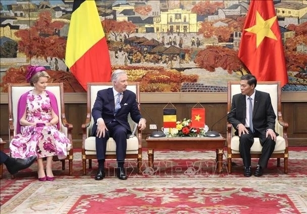 King Philippe and Queen Mathilde of Belgium visit Hai Phong