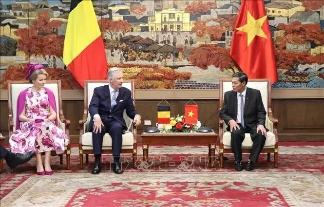 King Philippe and Queen Mathilde of Belgium visit Hai Phong