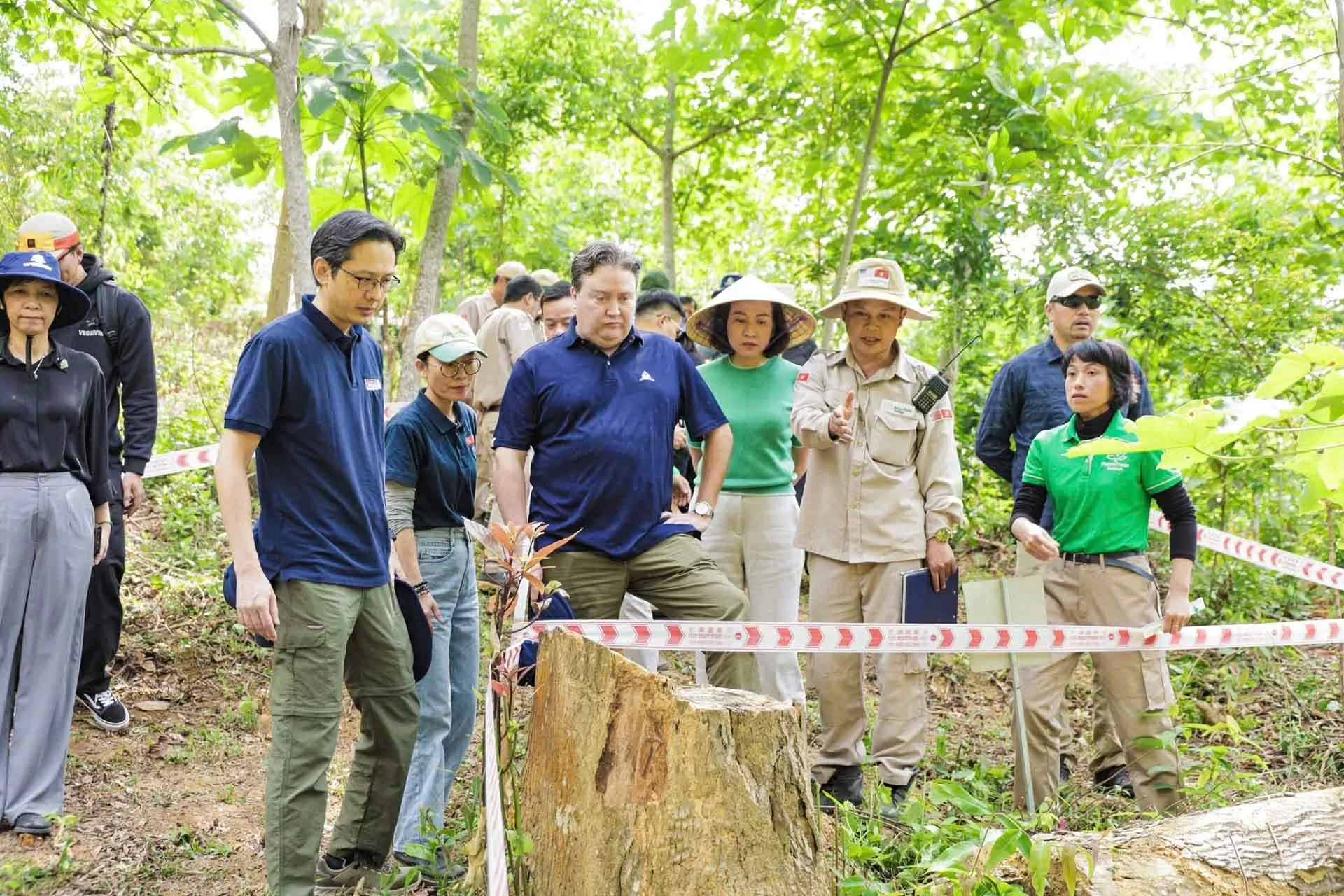 Vietnam and US officials tour war consequence remediation efforts in Quang Tri Vietnam and US officials tour war consequence remediation efforts in Quang Tri