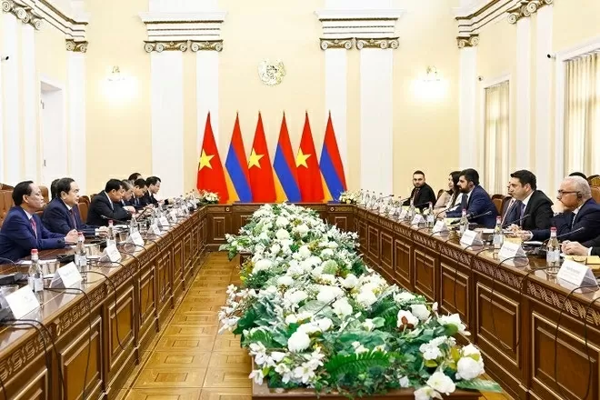 Vietnam, Armenia top legislators hold talks to foster traditional ties in Yerevan