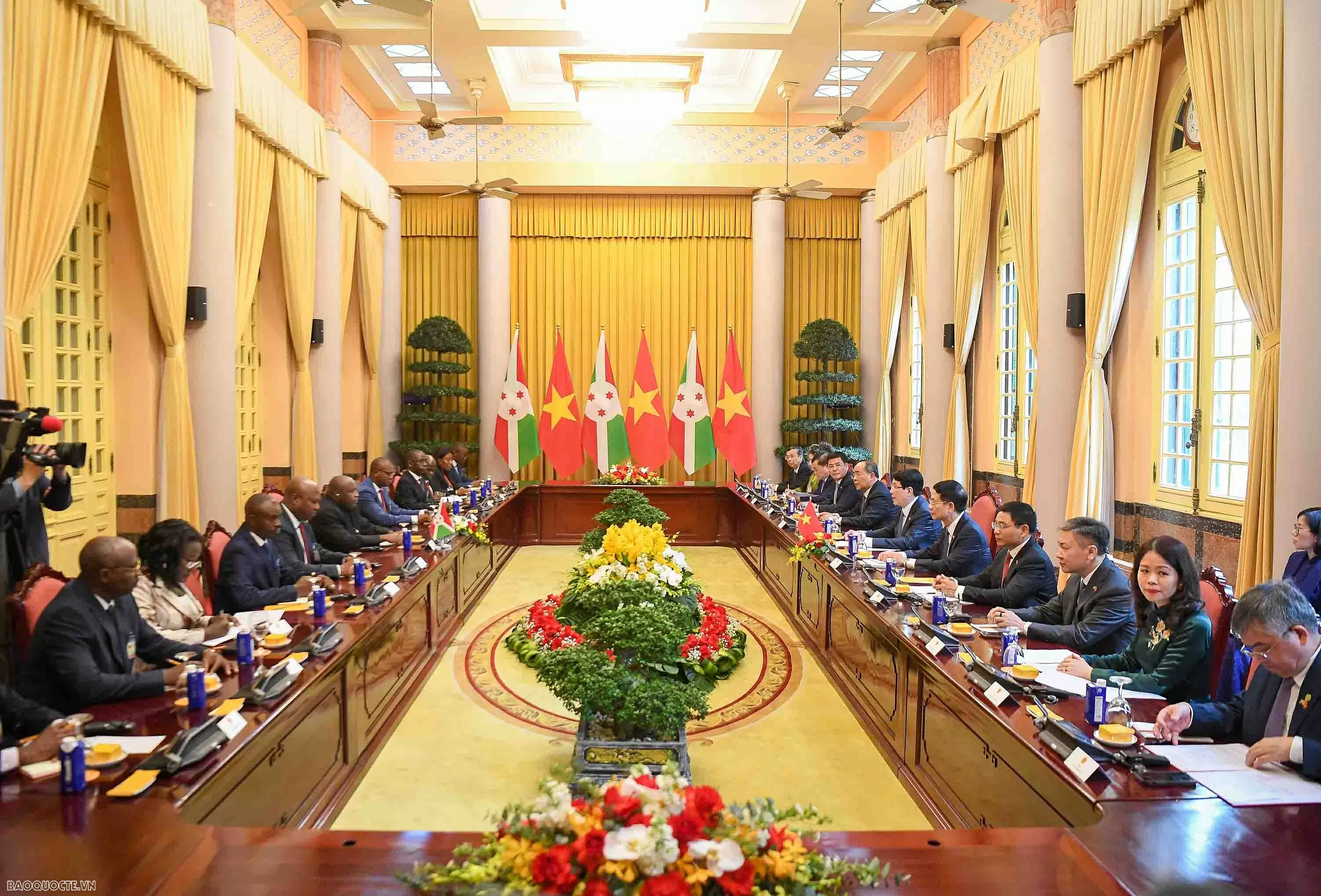 Vietnam, Burundi Presidents hold talks, seeking to strengthen friendship and cooperation Vietnam, Burundi Presidents hold talks, seeking to strengthen friendship and cooperation