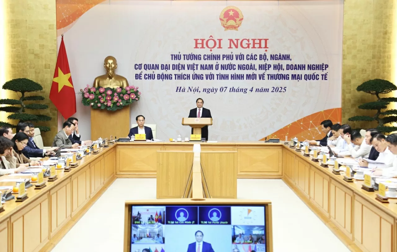 Prime Minister Pham Minh Chinh chairs meeting discussing measures to adapt to changes in int'l trade Prime Minister Pham Minh Chinh chairs meeting discussing measures to adapt to changes in int'l trade