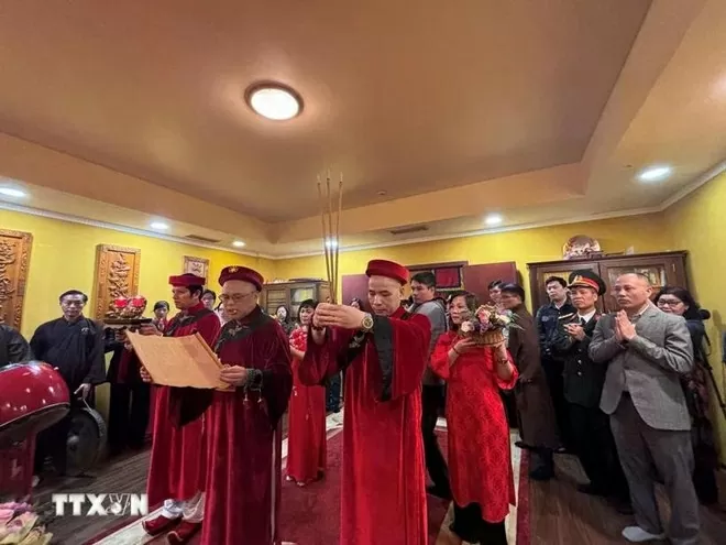Vietnamese worldwide honour Hung Kings with pride and unity Vietnamese worldwide honour Hung Kings with pride and unity