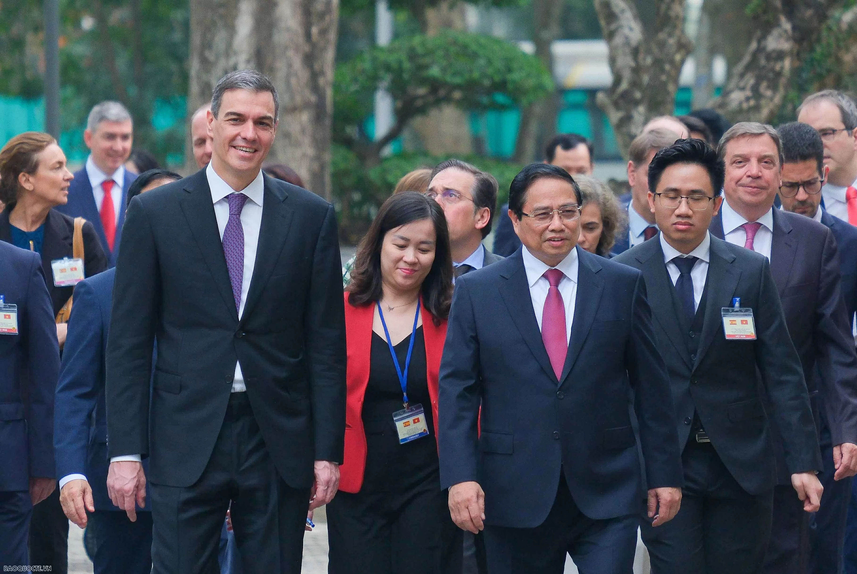 Welcome ceremony held for Spanish Prime Minister in Hanoi