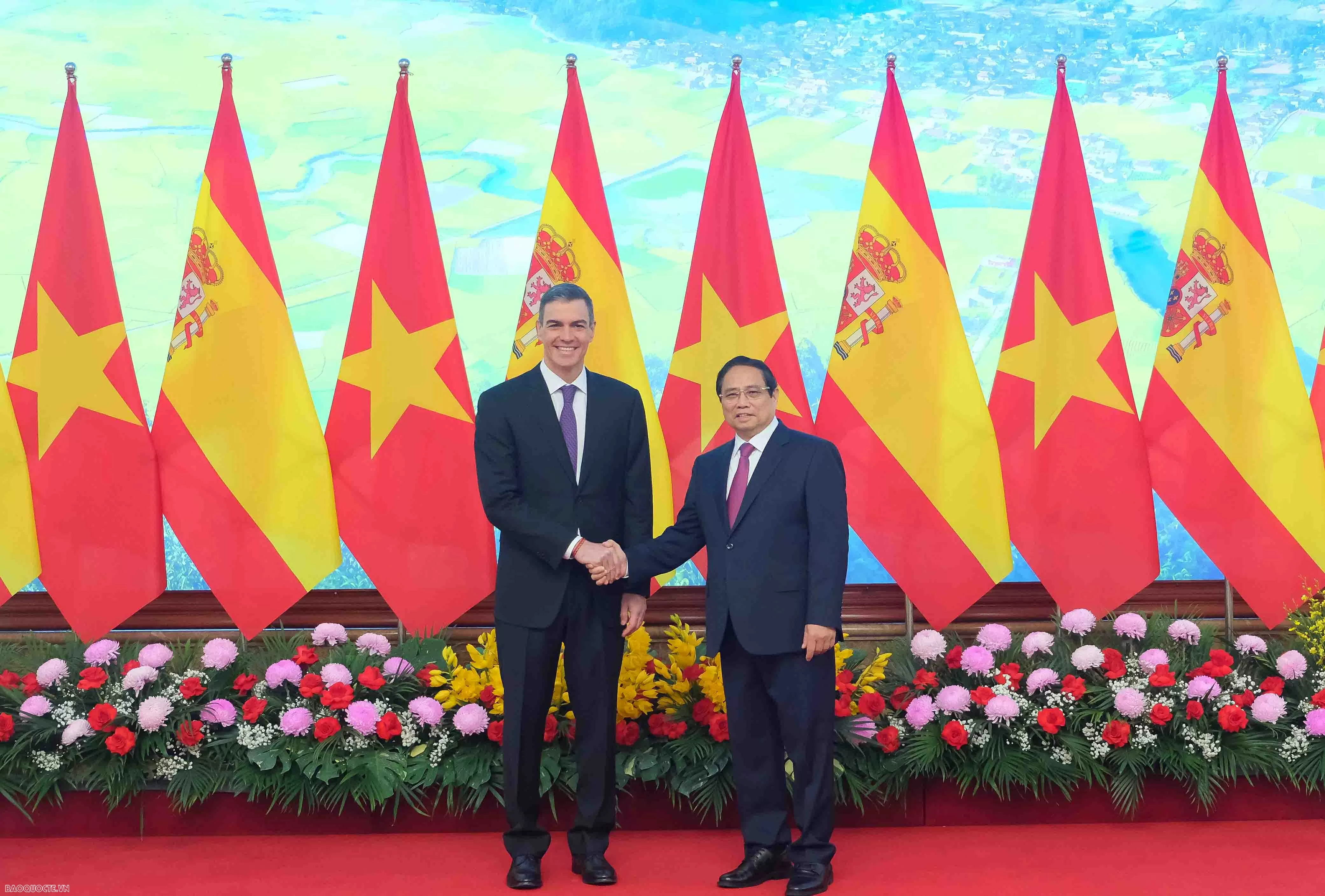 Vietnam, Spain Prime Ministers hold talks to promote comprehensive cooperation