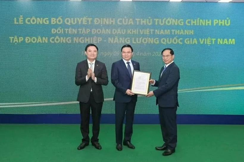 Vietnam Oil and Gas Group renamed Vietnam National Industry - Energy Group