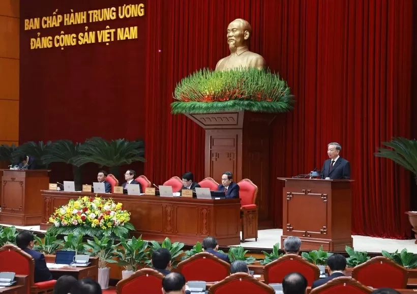 General Secretary To Lam delivers keynote speech at 13th Party Central Committee’s 11th plenum General Secretary To Lam delivers keynote speech at 13th Party Central Committee’s 11th plenum