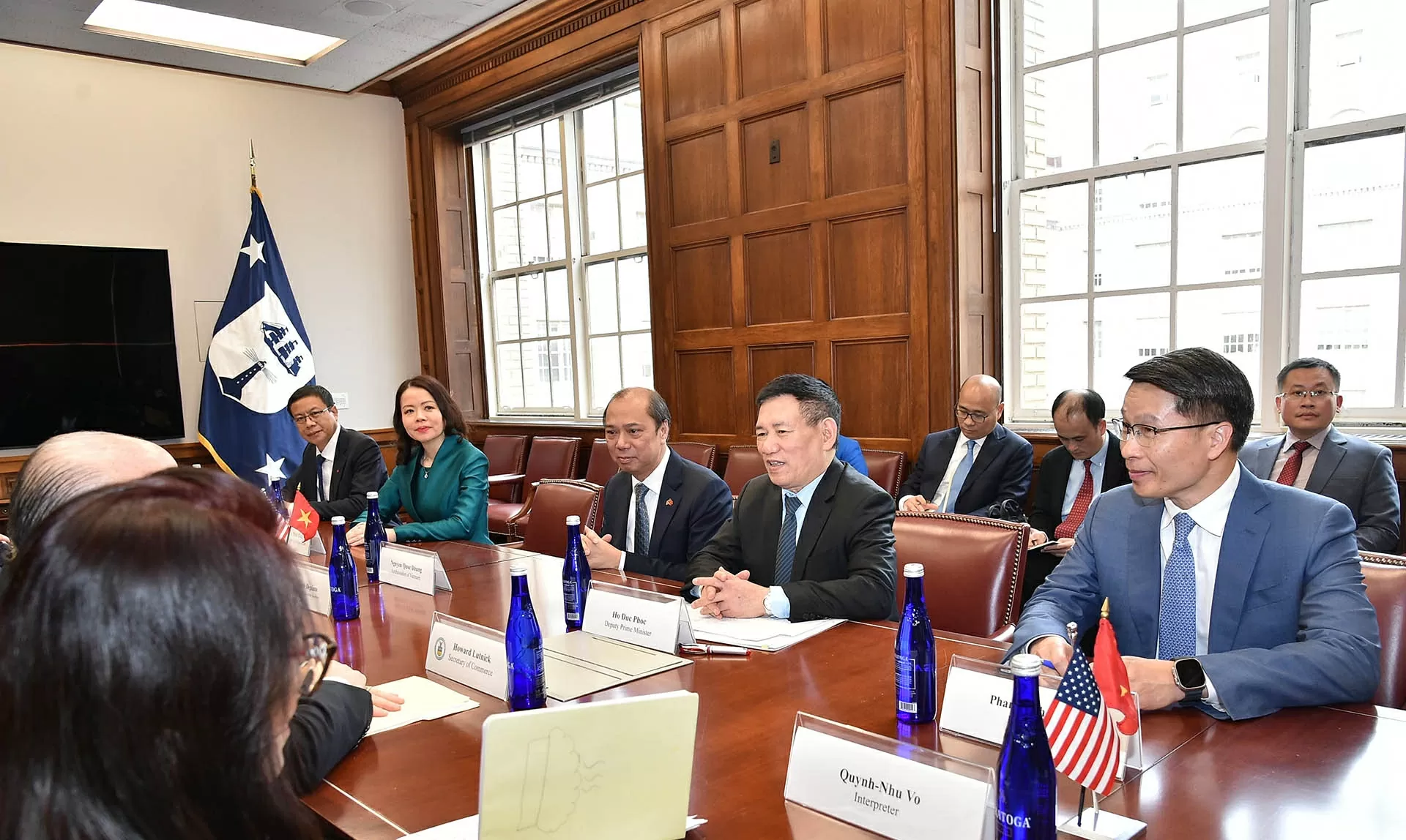 Deputy Prime Minister Ho Duc Phoc meets with US Treasury Secretary Scott Bessent, lead US negotiator for trade talks with Vietnm Deputy Prime Minister Ho Duc Phoc meets with US Treasury Secretary Scott Bessent, lead US negotiator for trade talks with Vietnm